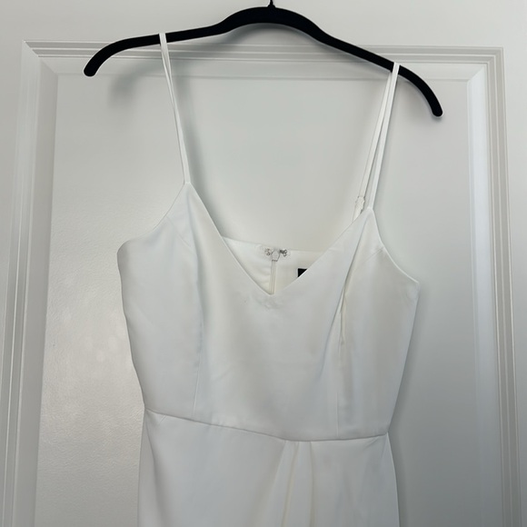 Reinette White Midi Dress Lulu’s - Picture 6 of 11